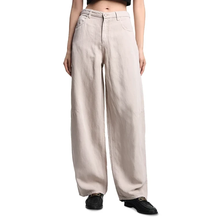 Emporio Armani Relaxed Fit Jeans in Solid Light
