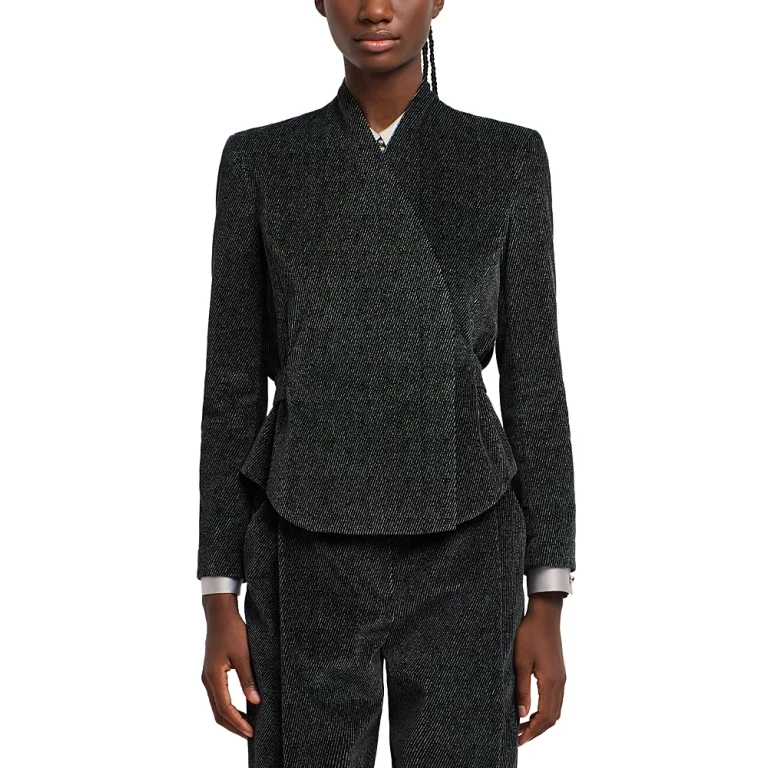 Emporio Armani Printed Velvet Jacket