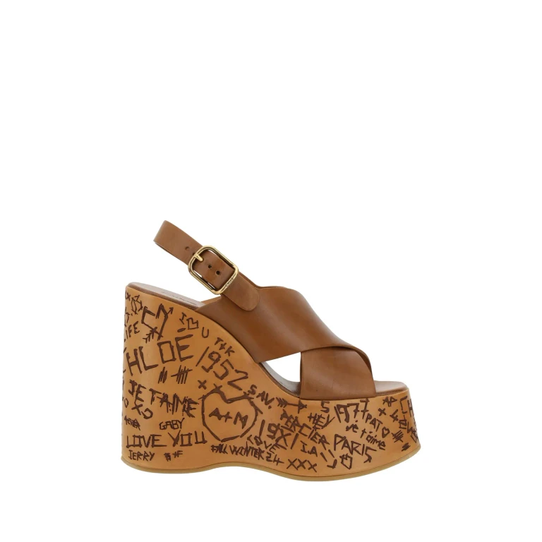 CHLOE - Chloe Maxime Wedges Sandals
