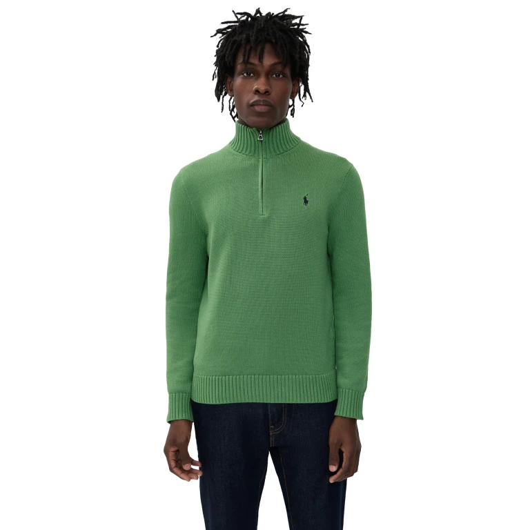 Polo Ralph Lauren Cotton Half Zip Sweater Andover Cream XL