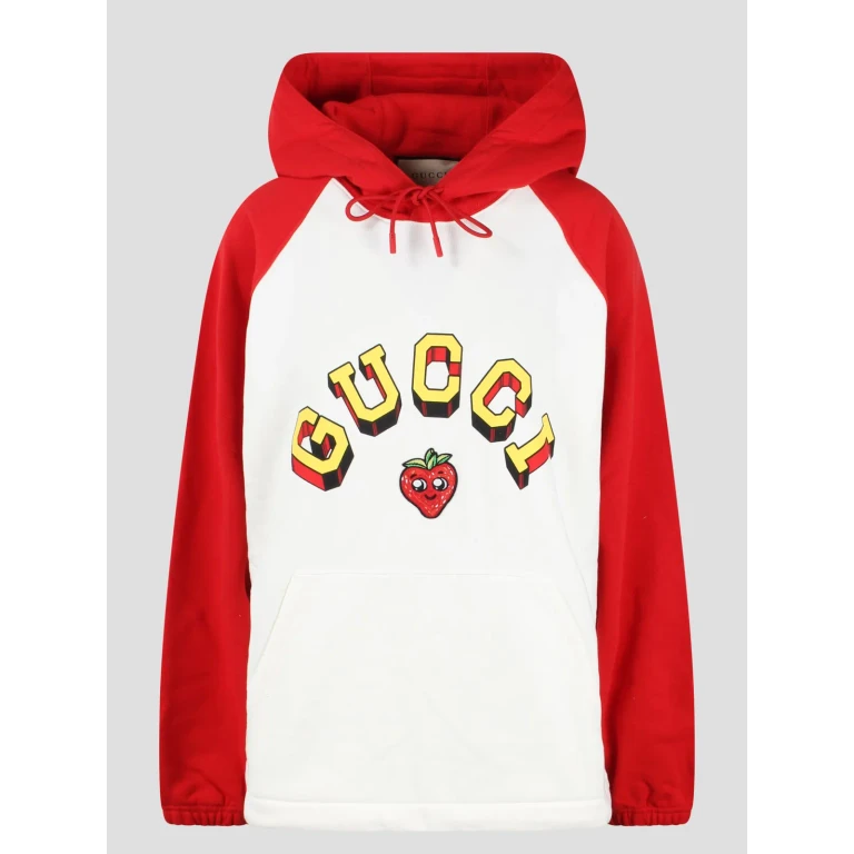 グッチ コットンジャージー フーデッドスウェットシャツ