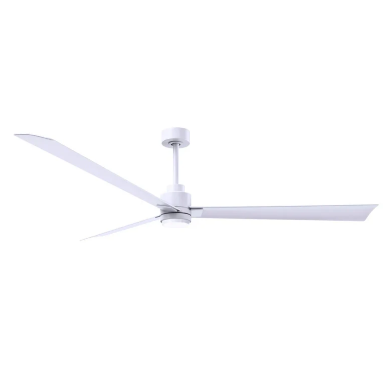 Matte White 72" Ceiling Fan from the Alessandra - LK Collection