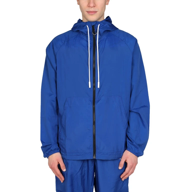 Marcelo Burlon Cross Print Windbreaker Jacket