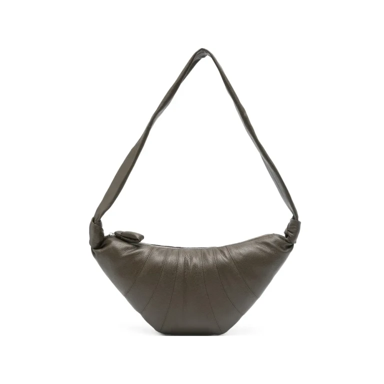 Bolso de hombro Lemaire Medium Croissant con nudo