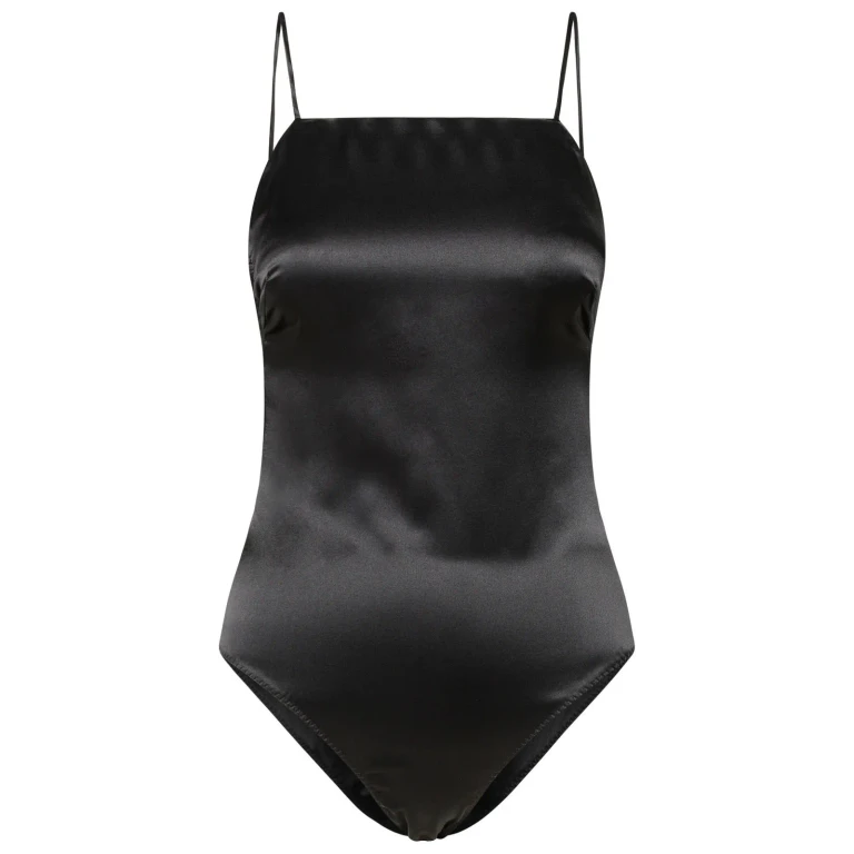 Max Mara Pianoforte rugiada Black Silk Top