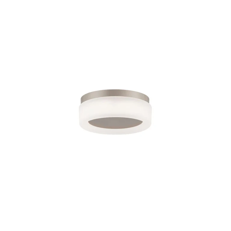 Brushed Nickel LED Flush Mount from the Bonham Collection