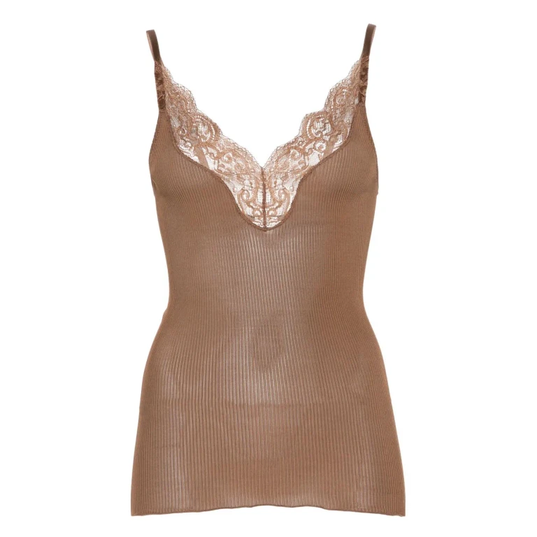 Saint Laurent Lace Silk Top