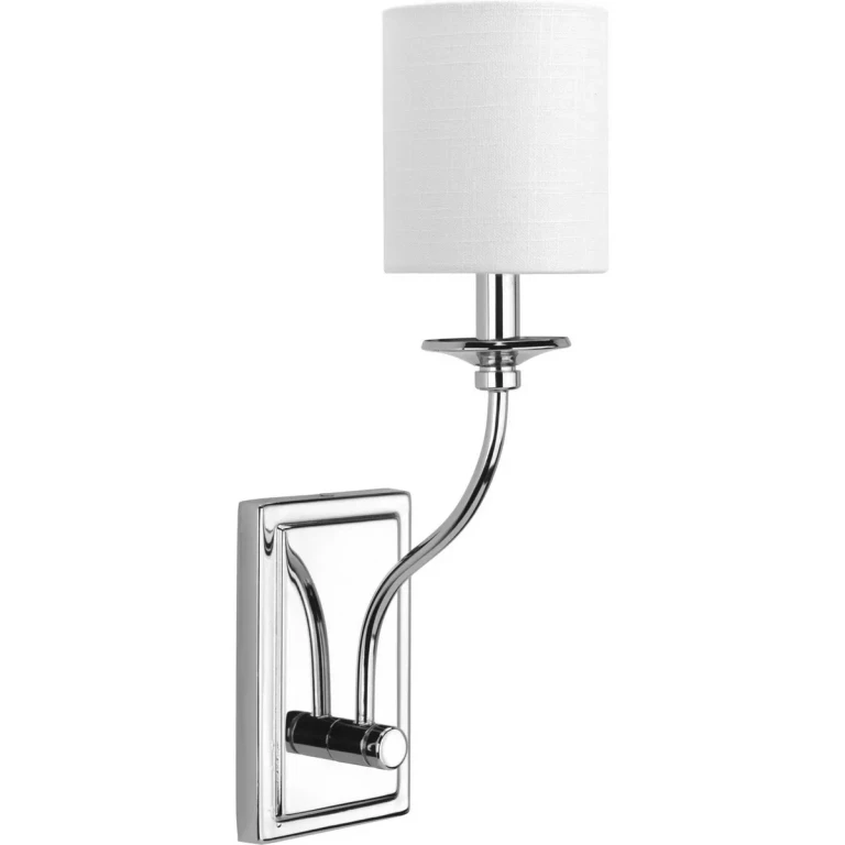 Polished Chrome One Light Wall Sconce from the Bonita Collection