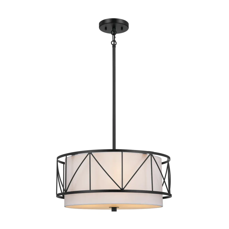 Birkleigh 3-Light Ceiling Light in Black