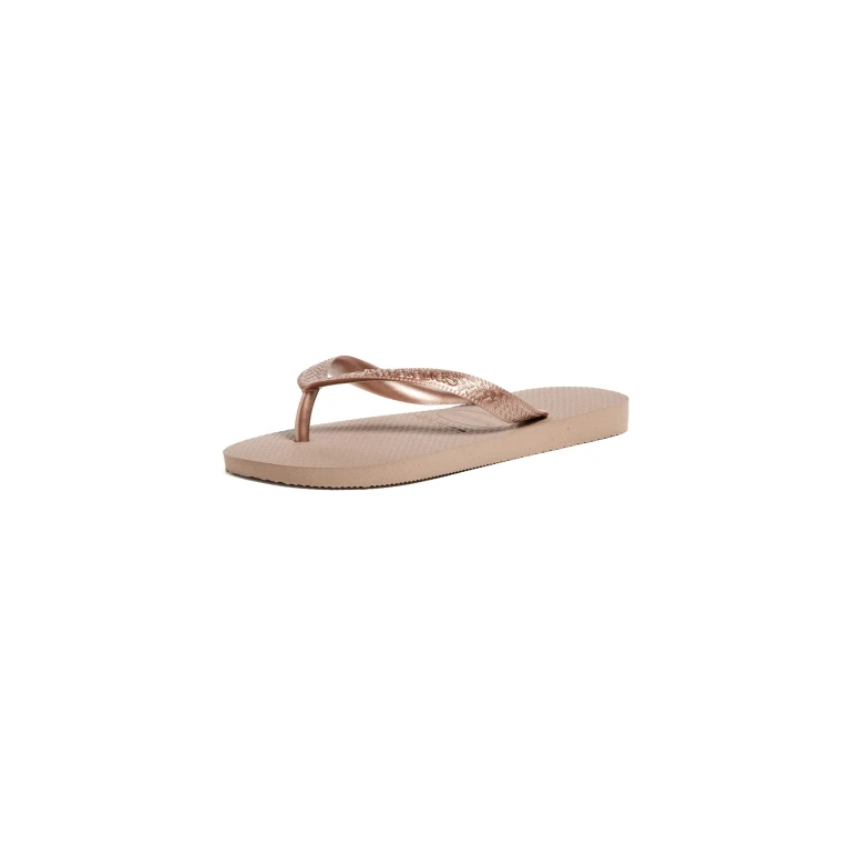 Havaianas Top Tiras Sandals Rose Gold 9/10