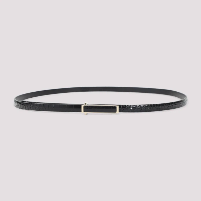 TOM FORD - Tom Ford Soft Printed Croco Belt