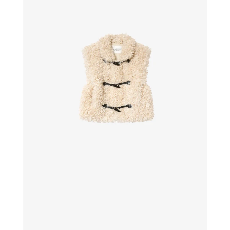 Gilet Alisa - Femme - Écru - Taille 34 - Marant Étoile