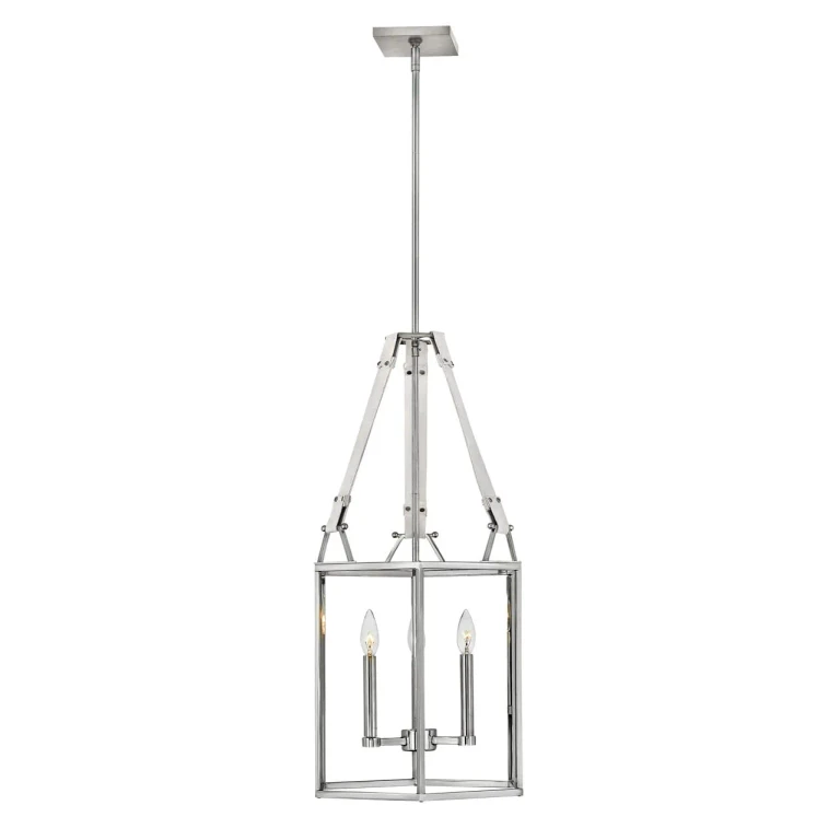 Monroe 3-Light Chandelier In Polished Nickel*