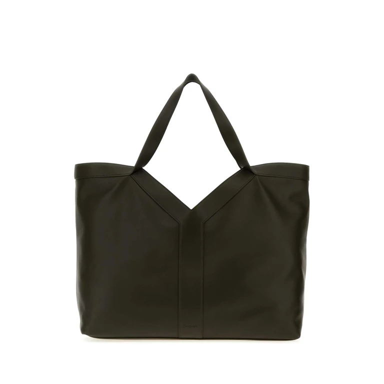 Saint Laurent Mud Leather Oversize Shopping Bag Lightmusk Exterior: Calf Lining: Suede Borse A Mano - Men