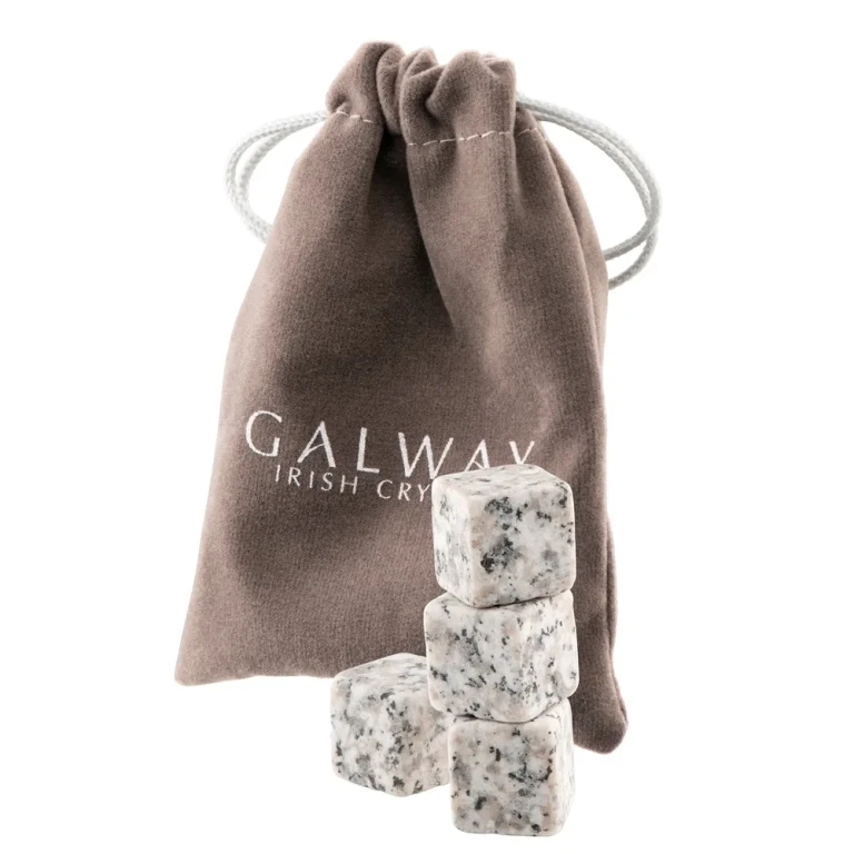 Cooling Stones Set of 4 - White/Grey Granite