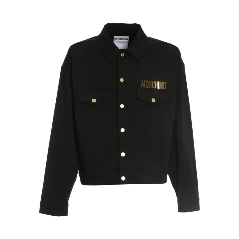 모스키노 데님 재킷 - 블랙