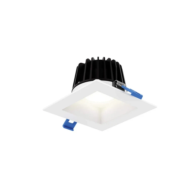 White Regressed Recessed Light