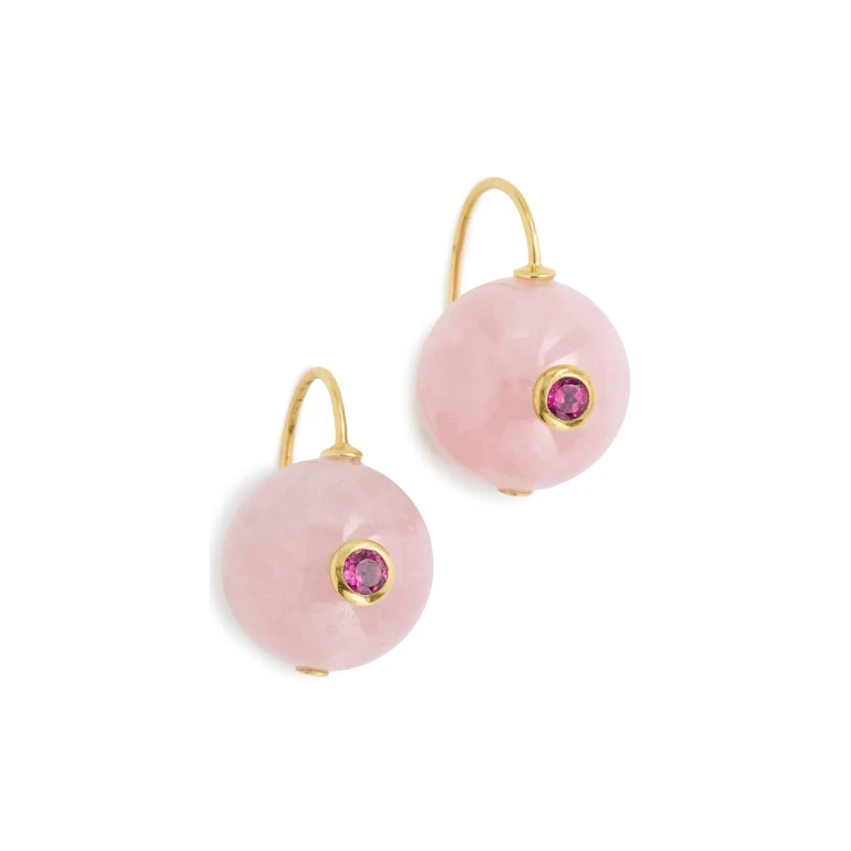 Lizzie Fortunato Comet Earrings In Madagascar Rose Pink One Size