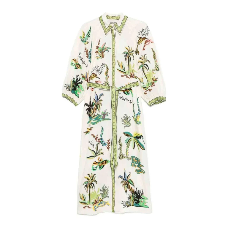 Alemais Robe Au Genou - Beige