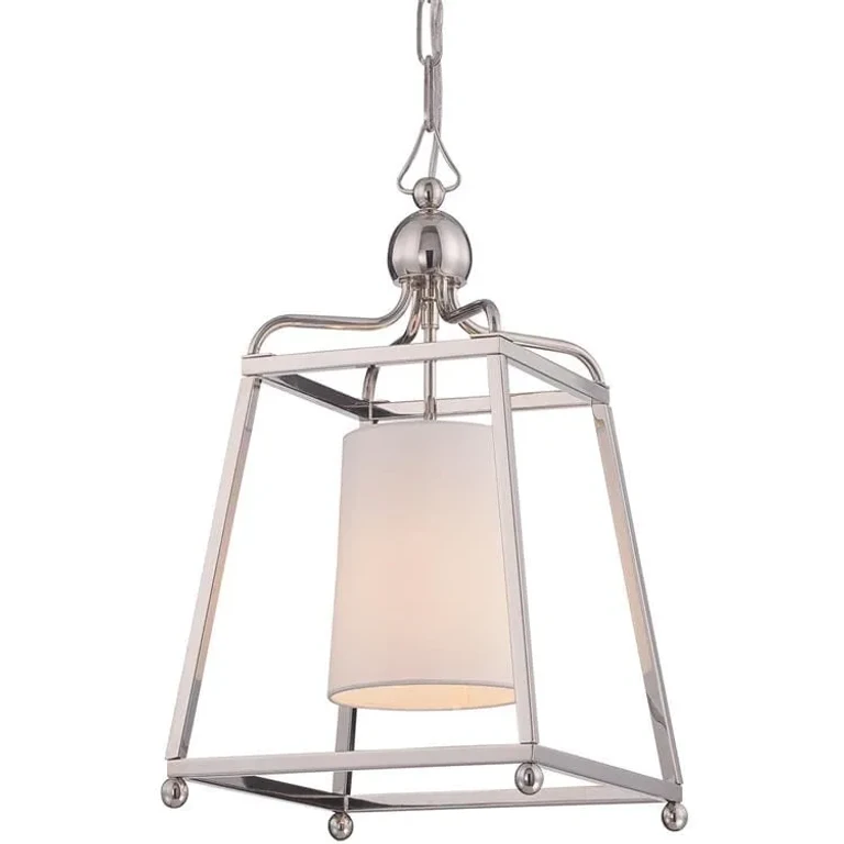 Libby Langdon for Sylvan 12" Pendant Light in Polished Nickel