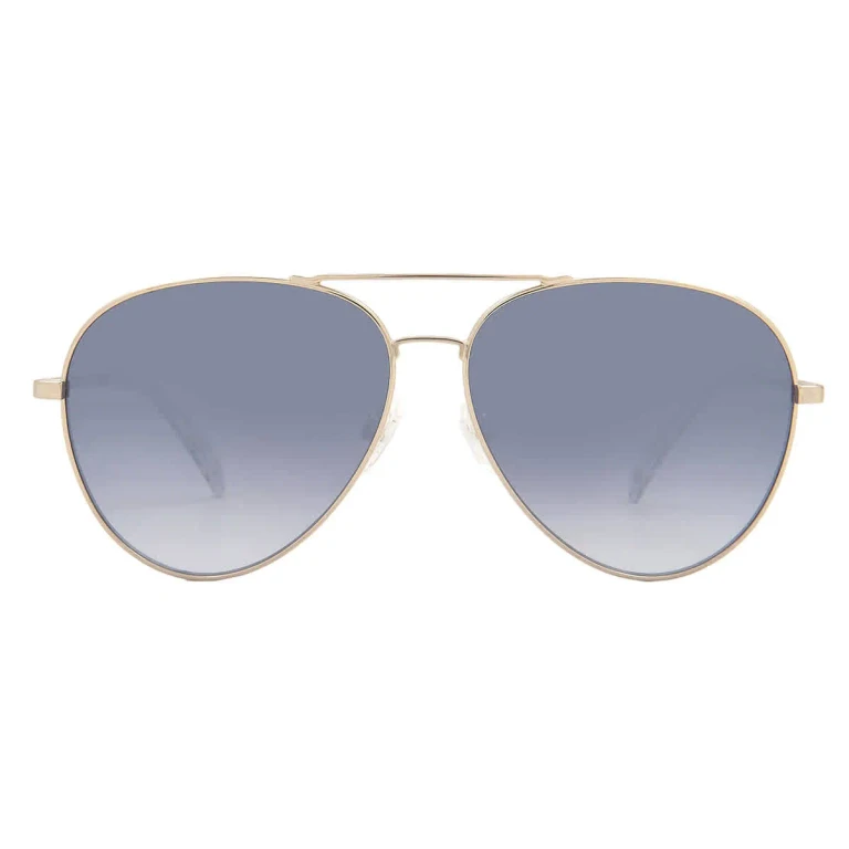 Rag & Bone Grey Silver Pilot Mens Sunglasses RNB5052/G/S 0J5G/IC 59