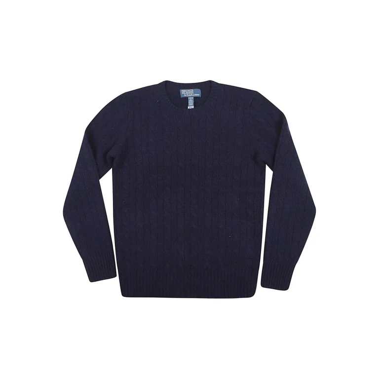 Polo Ralph Lauren Pull Col Rond - Bleu Foncé