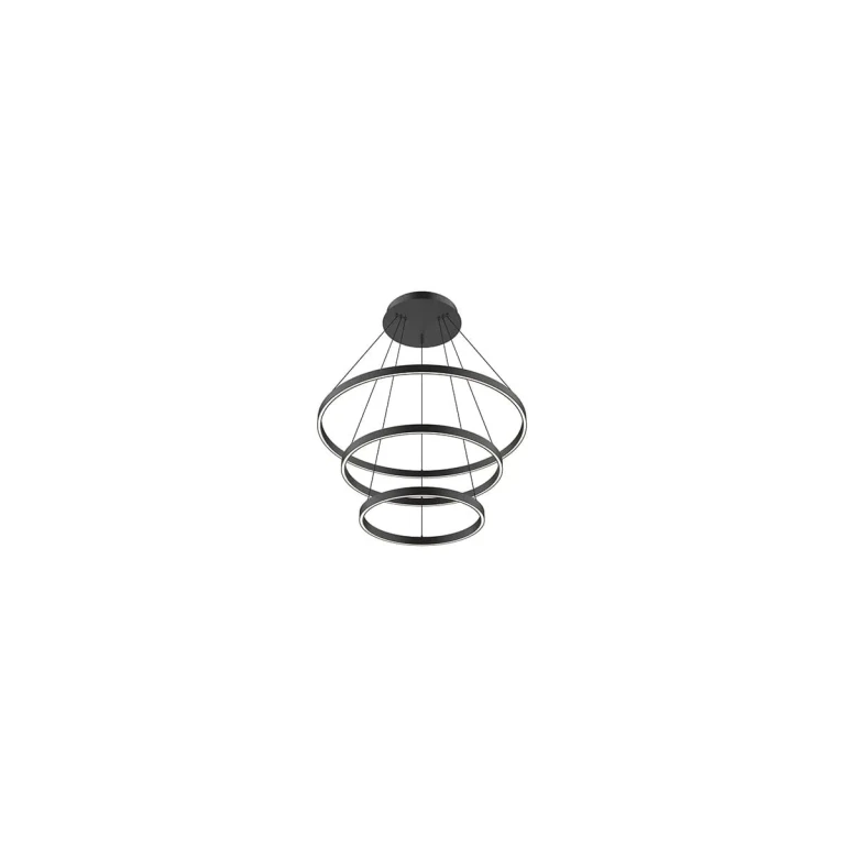 Cerchio Chandelier in Black