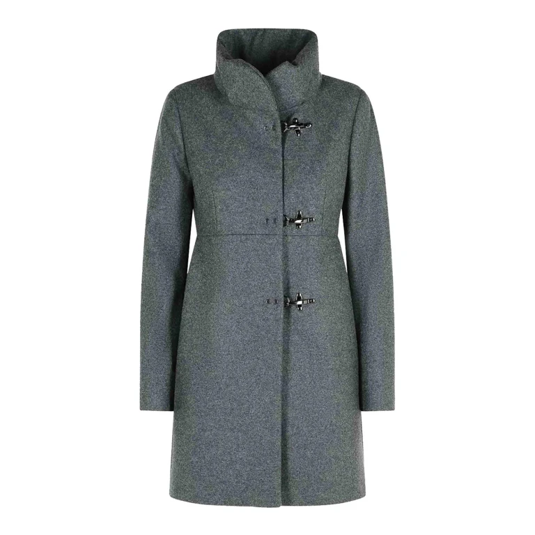 Fay Manteau Au Genou - Gris