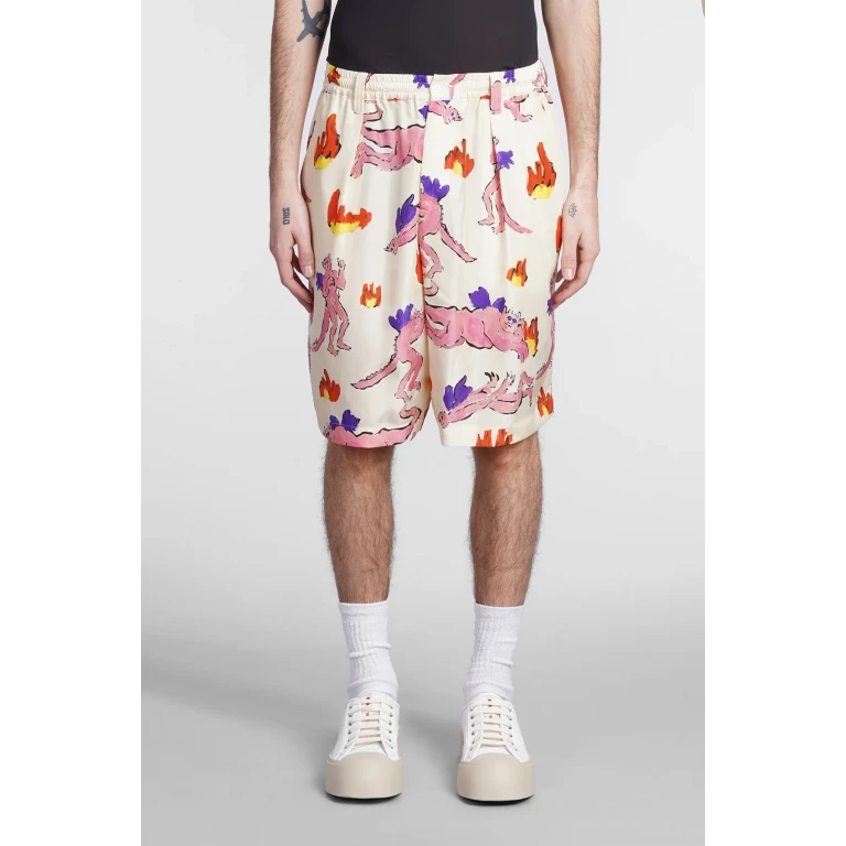 Marni Bermuda-Shorts mit Print