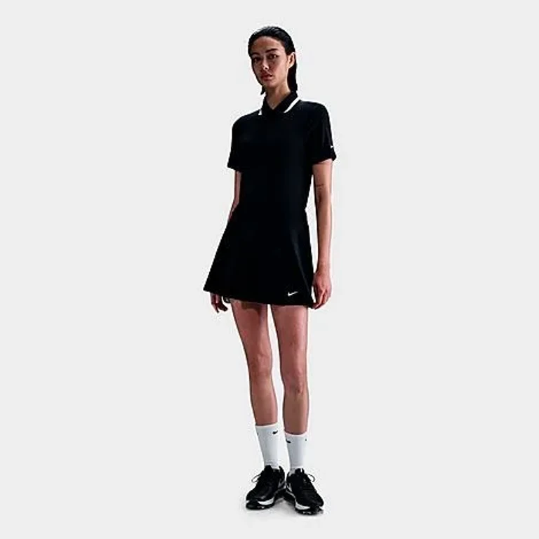 Nike Women's Tour Dri-FIT Flouncy Golf Skirt in Black/White Size: XS