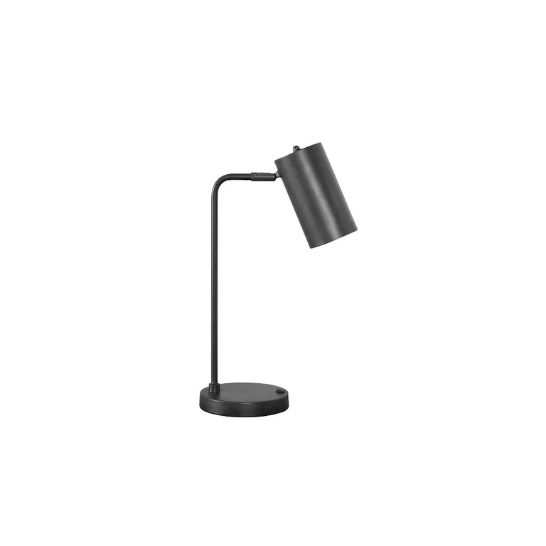 18 Inch Gray Metal Table Lamp