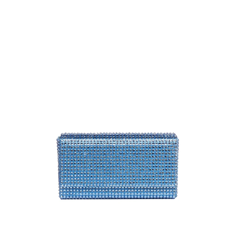 Amina Muaddi Pochette avec strass