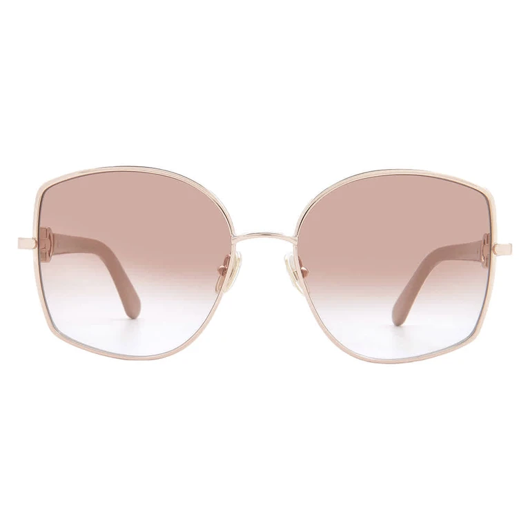 Ferragamo Brown Gradient Butterfly Ladies Sunglasses SF304SN 772 58