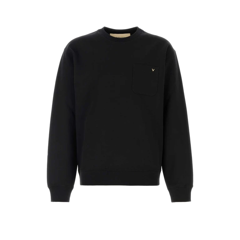 Valentino Garavani Nero Exterior: Cotton Felpe