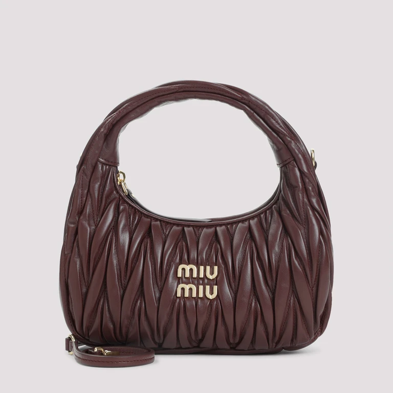 MIU MIU - Miu Miu Small Wander matelassé hobo bag