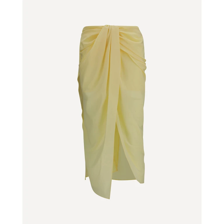 JACQUEMUS Pareo Skirt in stretch muslin Female 36