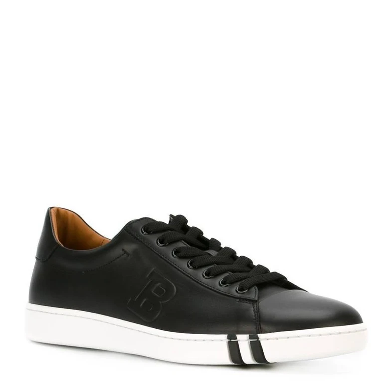 Bally Asher Leather Low-Top Sneakers, Brand Size 5 ( US Size 6 )