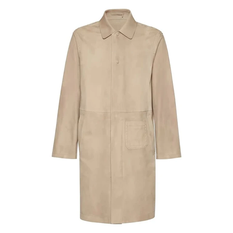 Ferragamo Suede Coat