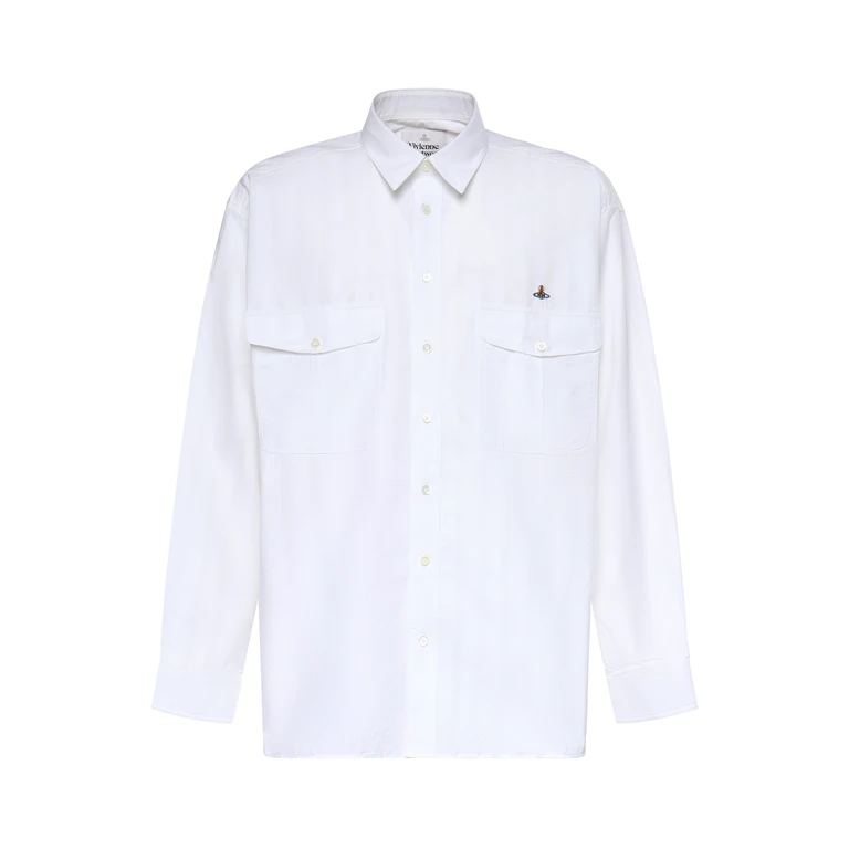 Vivienne Westwood Shirts White Cotton Poly - Men