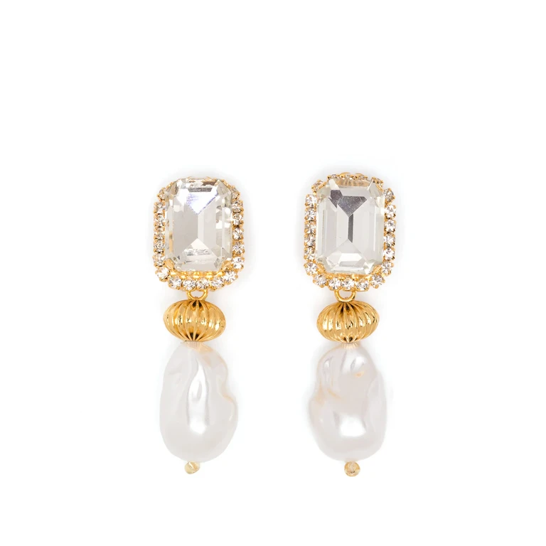 Vanina Crystal-embellished Drop Earrings