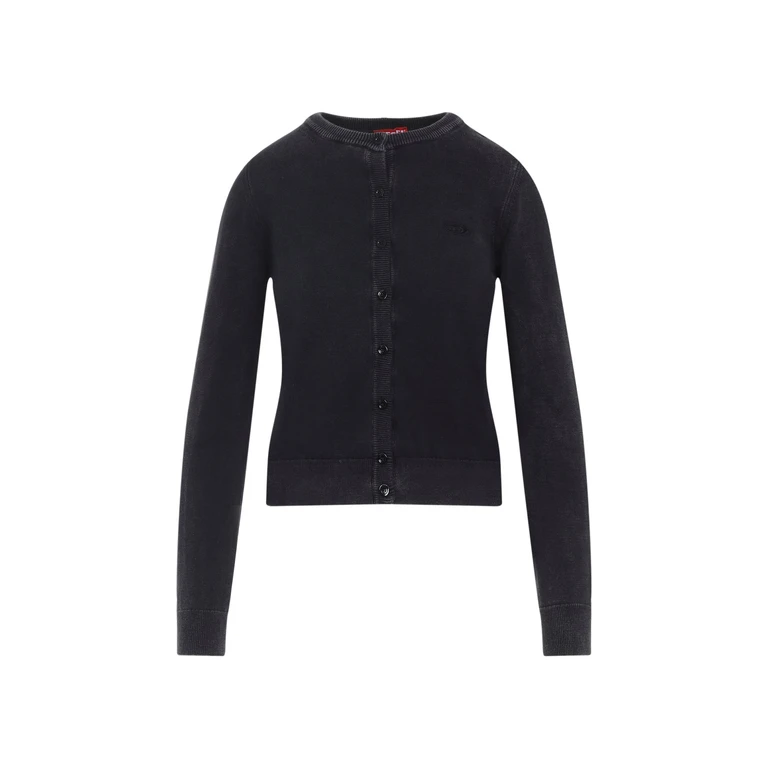 Diesel M-Bethanie Cardigan Black Cotton - Women