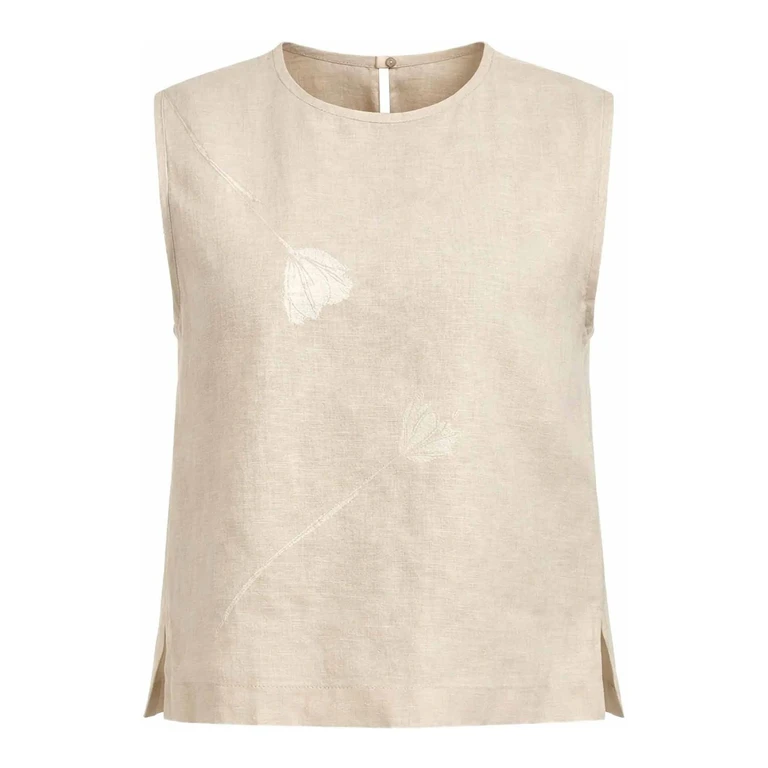 Glanshirt Chemise - Beige