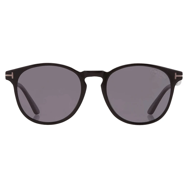Tom Ford Lewis Polarized Smoke Oval Sunglasses FT1097-N 01D 53