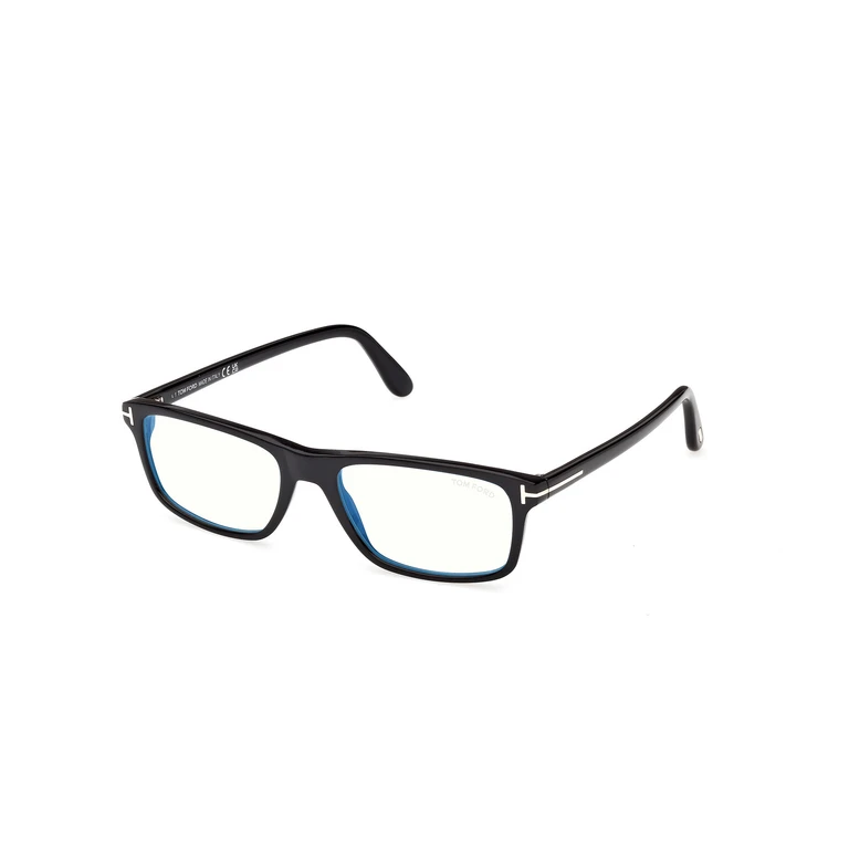 Tom Ford Blue Light Block Rectangular Mens Eyeglasses FT6119-B 001 53