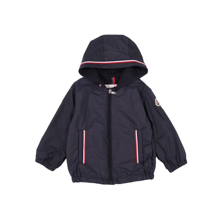 Moncler Baby GRANDUC JACKET Blue Polyamide Lining Cotton Short Puffer