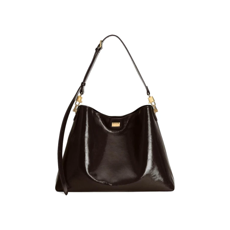 Dolce & Gabbana Sac Porté Épaule - Marron