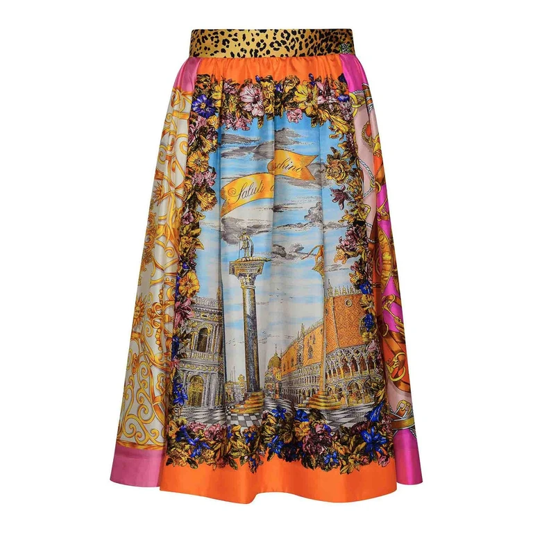 Jupe Midi - Multicolore (011705511888)