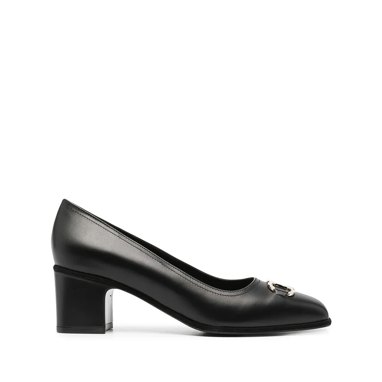 Ferragamo Womens Black Pumps Heels