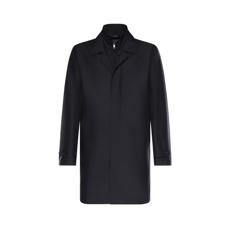 Fay Technical Poplin Morning Coat