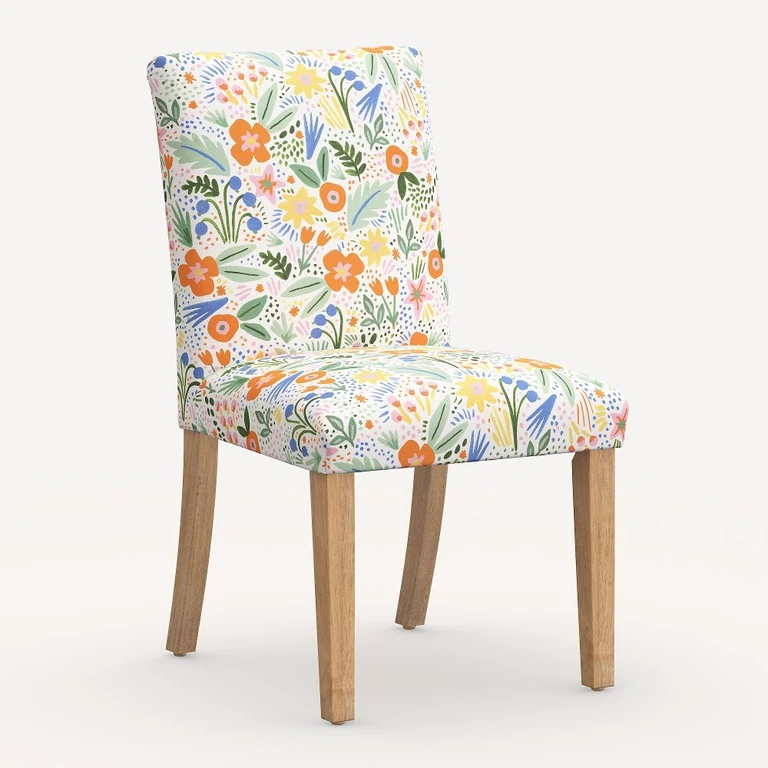 Lorraine Multi Color Floral Dining Chair